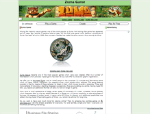 Tablet Screenshot of en.zuma-club.com